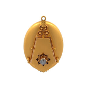 "Gold Memories" - Antikes Medaillon 18 Karat Gelbgold