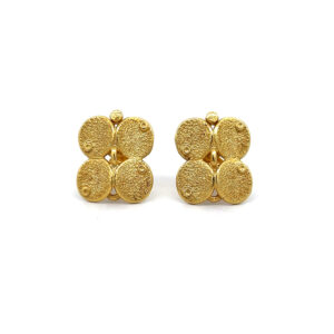 "Golden Butterflies" - Vintage Ohrstecker in 14 Karat Gelbgold