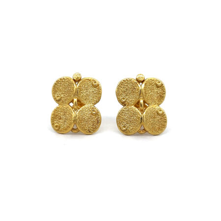"Golden Butterflies" - Vintage Ohrstecker in 14 Karat Gelbgold