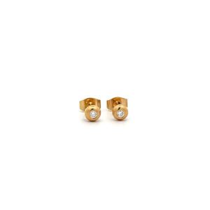 "Little Shine" - 18 Karat Gelbgold Ohrstecker