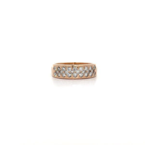 "Ewiger Glanz" - Moderner 14 Karat Gelbgold Ring