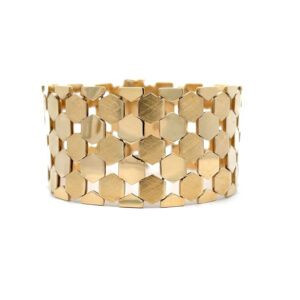 "Golden Elegance" - Wunderschönes vintage Armband in 14 Karat Gelbgold