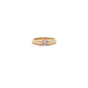 "Hold Me" - Moderner Spannring in 14 Karat Gelbgold