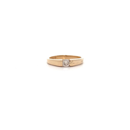 "Hold Me" - Moderner Spannring in 14 Karat Gelbgold