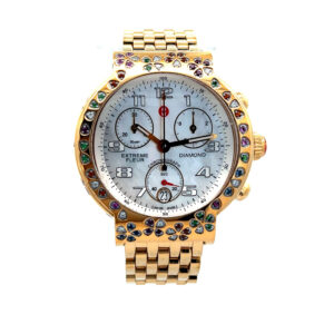 "Michele Extreme Fleur" - Vintage Armbanduhr vergoldet
