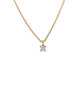 "Princess Glow" - Moderne Kette in 18 Karat Gelbgold