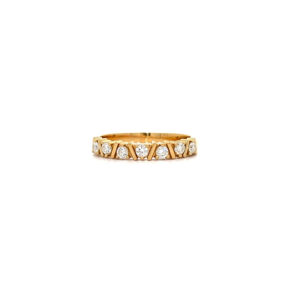 "Seven Stars" - 18 Karat Gelbgoldring