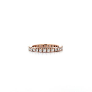 "Unendliche Liebe" - Moderner Memory Ring in 14 Karat Roségold