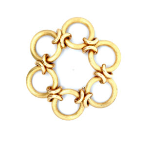 "Golden Six" - 18 Karat Gelbgold Vintage Armband