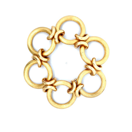 "Golden Six" - 18 Karat Gelbgold Vintage Armband