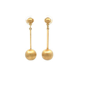 "Classic Glow" - Vintage Ohrhänger in 14 Karat Gelbgold