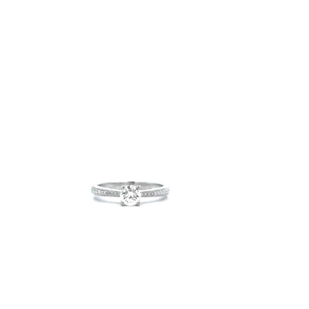 "For you" - Moderner 18 Karat Weißgold Diamantring