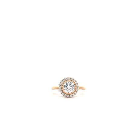 "Golden Dream" - Moderner Ring 18 Karat Gelbgold mit Diamanten