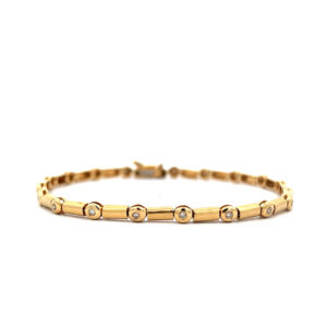 "Golden Line" - Vintage Armband 18 Karat Gelbgold