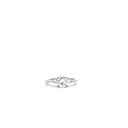 "My Beauty" - Moderner 18 Karat Weißgold Diamantring