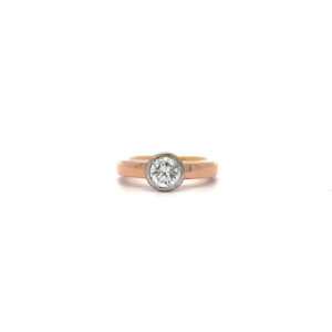 "Powerfull Sparkle" - Wunderschöner funkelnder Vintage Ring in 18 Karat Roségold