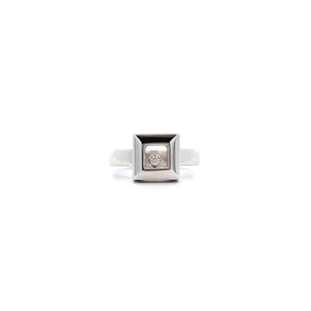 "Happy Diamonds" - Vintage Chopard Ring in 18 Karat Weißgold