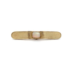 "Morgenlicht" - Vintage Brosche aus 14kt Gelbgold mit Opal