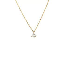 "Brilliance in Gold" - Strahlendes Collier in 18 Karat Gelbgold