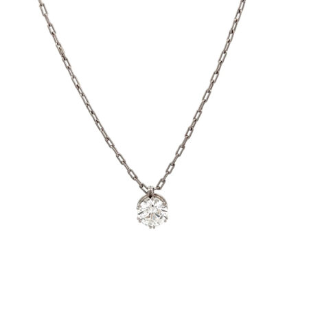 "Forever Sparkle" - Vintage Kette in Platin mit Brillant Solitär 1,66ct