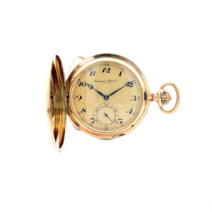 "Golden Timepiece" - Taschenuhr von IWC in 14 Karat Gelbgold