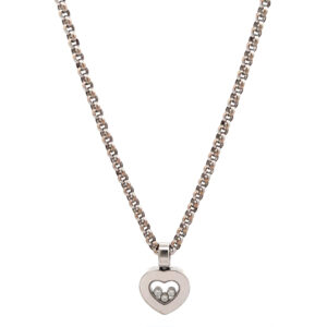 "Happy Diamonds" - Vintage Kette von Chopard in 18kt Weißgold mit Brillanten