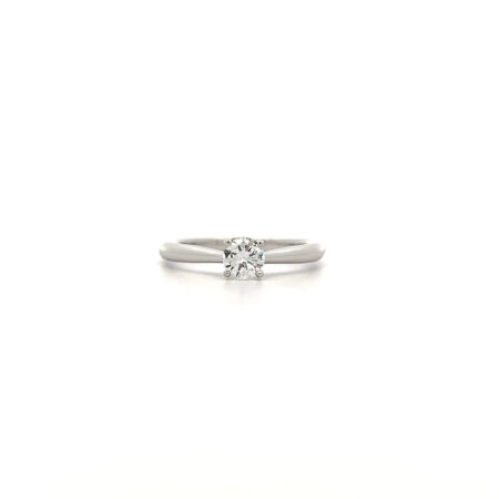 "Pure Brillant" - Moderner Ring in 14kt Weißgold mit Brillant 0,40ct