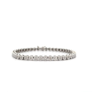 "Pure Infinity" - Vintage Memory Armband mit Brillanten 44 Diamanten