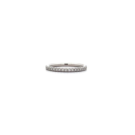 "Sternenpfad" - Moderner Memory Ring in Platin mit Brillanten zus. 0,37ct