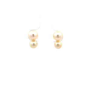 "Twin Pearls" - Vintage Ohrstecker mit Perlen