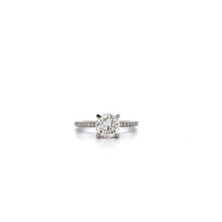 "Crown of Light" - Moderner Ring in 18 Karat Weißgold