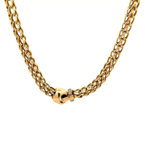 "Wellendorff Gold Chain" - Vintage Collier 18 Karat Gelbgold