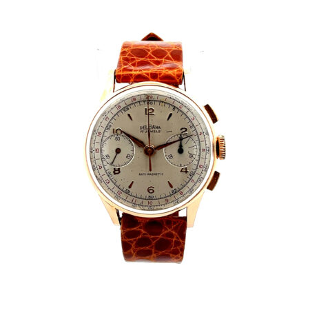 "Golden Chrono" - Vintage Armbanduhr in 18 Karat Gelbgold