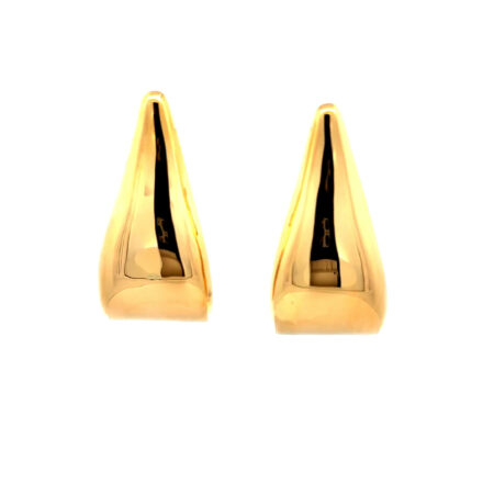 "Golden Flow" - Vintage Ohrringe in 14 Karat Gold