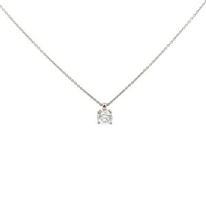 "Infinity Spark" - Wunderschönes modernes Collier in 18 Karat Weißgold