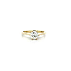 "Mc Dream" - Vintage Solitaire 0.90 ct. 14 Karat Gold