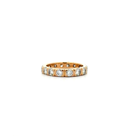 "Endless Light" - Vintage Ring mit Brillanten in 18 Karat Gelbgold