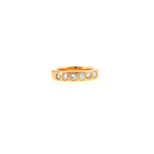 "Gold & Diamonds" - Vintage Brillantring 18 Karat Gelbgold