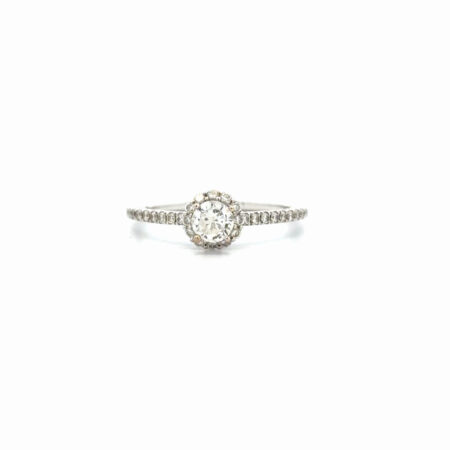 "Forever Yours" - Moderner Ring in 18 Karat Weißgold
