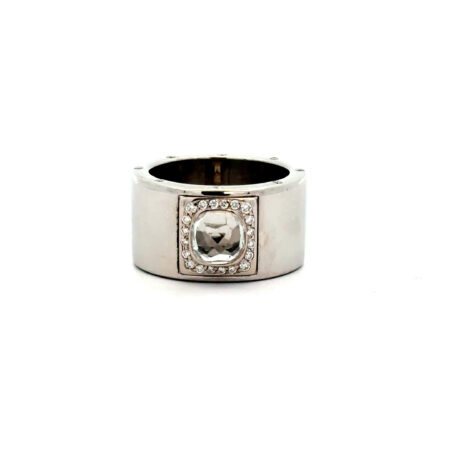 "All White" - Vintage Topas Ring 18 Karat Weißgold