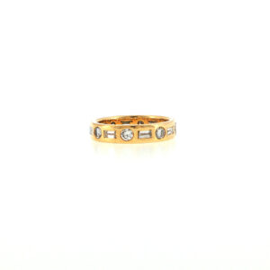 "Baguette" - Vintage Ring 18 Karat Gelbgold