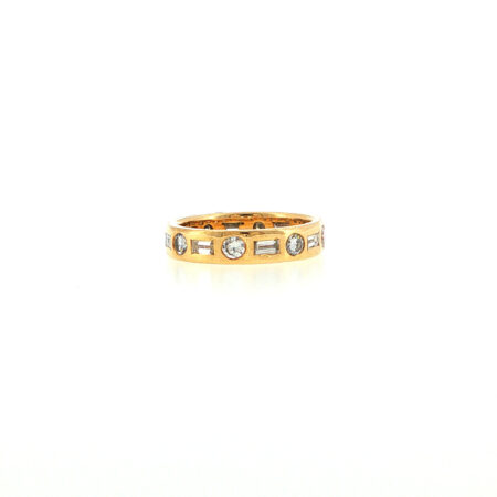 "Baguette" - Vintage Ring 18 Karat Gelbgold