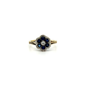 "Bloom of Light" - Antiker Ring in 18 Karat Gelbgold