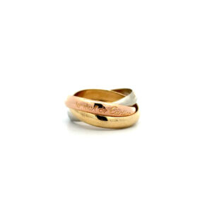 "Dreiklang" - Vintage Trinity Ring von Cartier in 18 Karat Gold