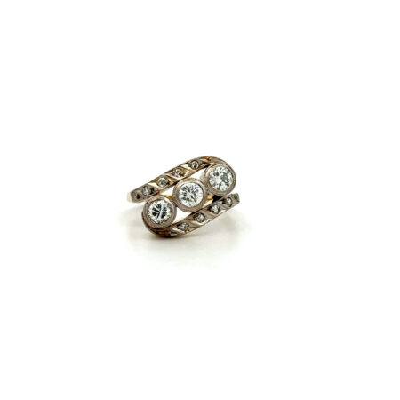 "Ewiges Leuchten" - Vintage Ring in 14 Karat Gelbgold