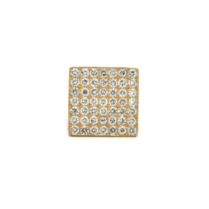 "Golden Sparkle" - Vintage Ring 18 Karat Gelbgold mit Diamanten