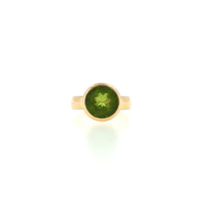 "Green me" - Vintage Ring 14 Karat Gold mit Peridot