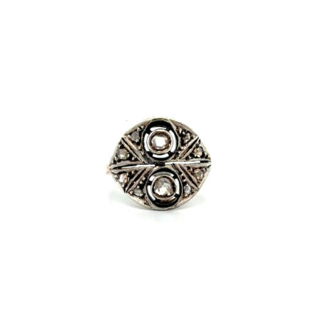 "Old Ship" - Antiker Ring 9 Karat & Silber