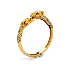 "Panther" - Vintage Armreif 18 karat Gelbgold