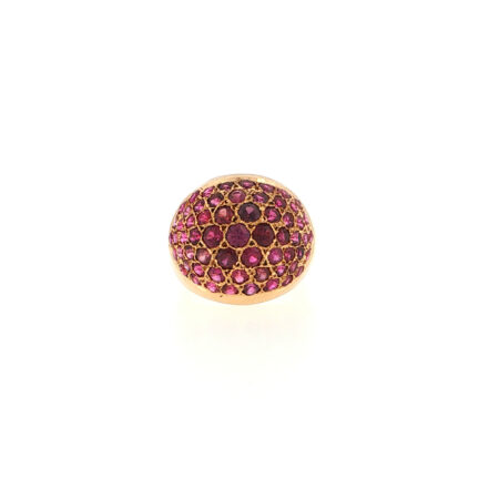 "Rubin Sea" - Vintage Ring 14 Karat Roségold
